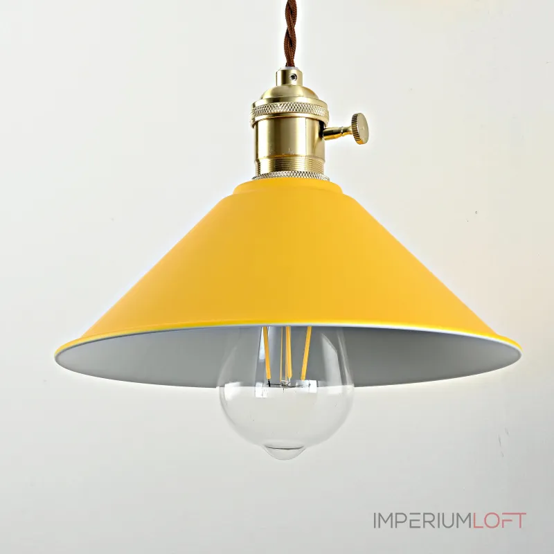 Светильник подвесной BRAID желтый от ImperiumLoft Светильник подвесной BRAID желтый от ImperiumLoft