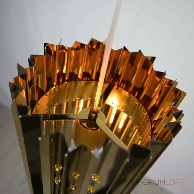 Подвесной светильник Tom Kirk Facet Pendant Gold Подвесной светильник Tom Kirk Facet Pendant Gold