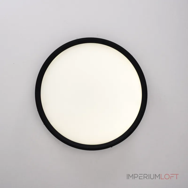 Потолочный светильник EXTRASLIM D50 Black от ImperiumLoft
