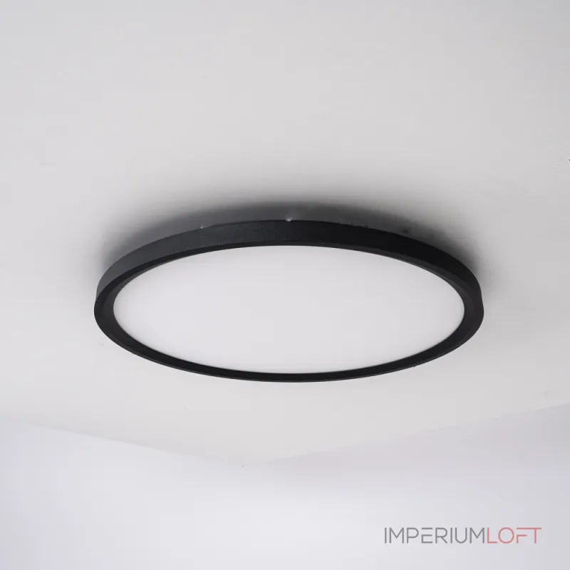 Потолочный светильник EXTRASLIM D50 Black от ImperiumLoft