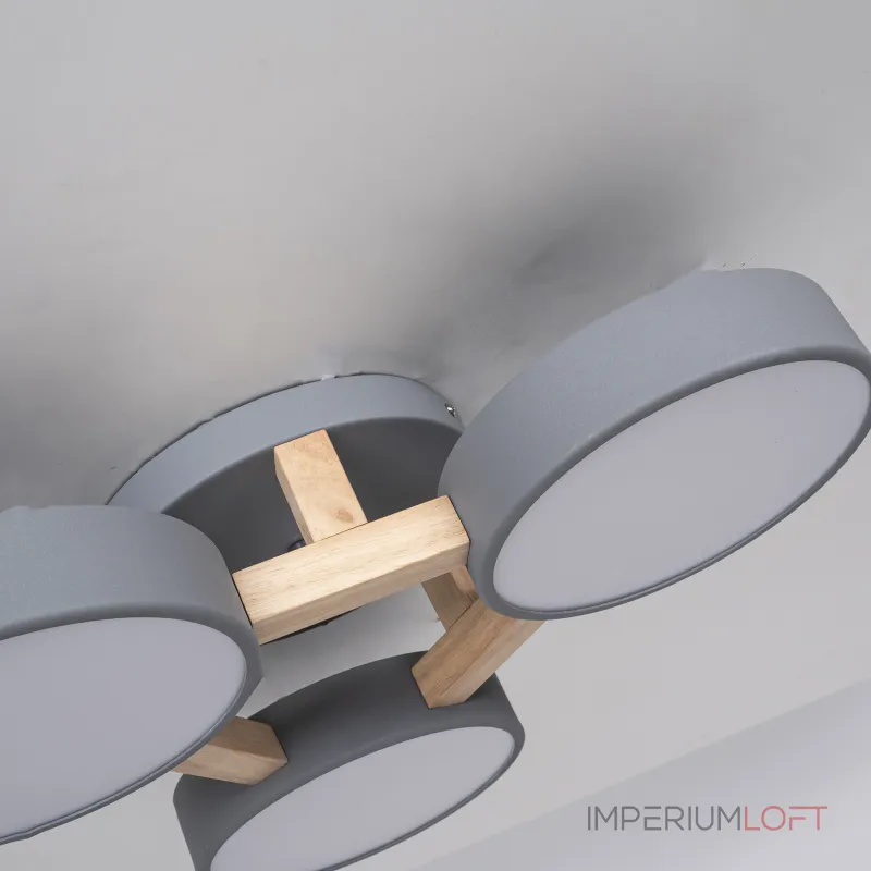 Потолочная люстра JOIST 3 Gray от ImperiumLoft