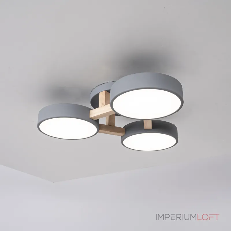 Потолочная люстра JOIST 3 Gray от ImperiumLoft