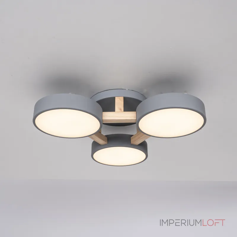 Потолочная люстра JOIST 3 Gray от ImperiumLoft