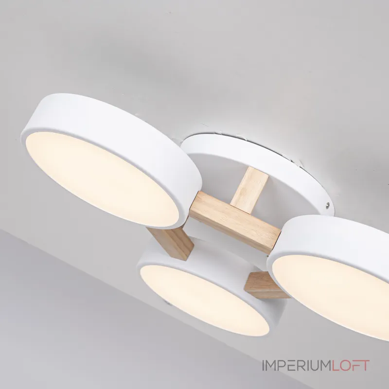 Потолочная люстра JOIST 3 White от ImperiumLoft