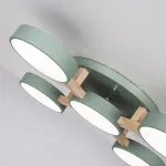 Потолочная люстра JOIST 5 Green от ImperiumLoft