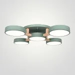 Потолочная люстра JOIST 5 Green от ImperiumLoft