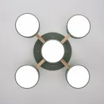 Потолочная люстра JOIST 5 Green от ImperiumLoft