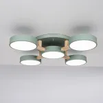 Потолочная люстра JOIST 5 Green от ImperiumLoft