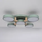 Потолочная люстра JOIST 5 Green от ImperiumLoft