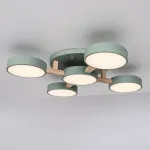 Потолочная люстра JOIST 5 Green от ImperiumLoft