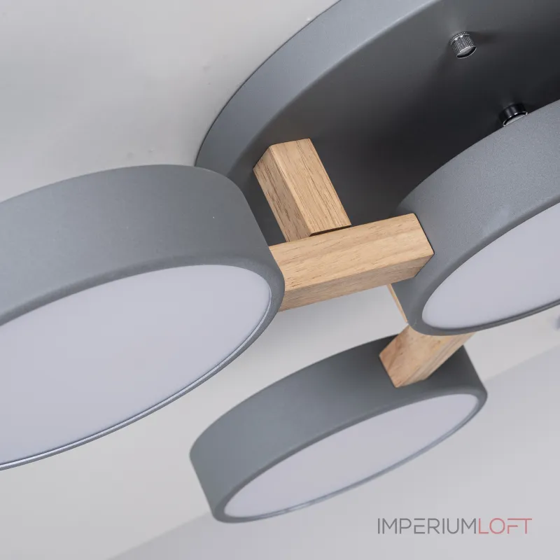 Потолочная люстра JOIST 5 Gray от ImperiumLoft