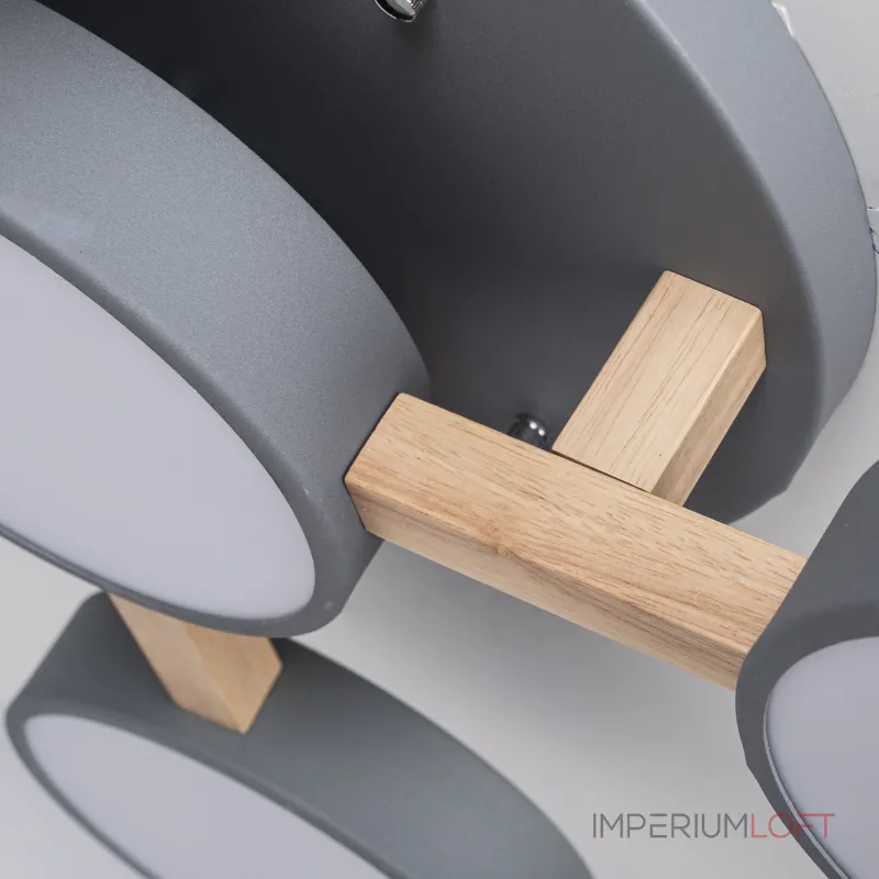 Потолочная люстра JOIST 5 Gray от ImperiumLoft