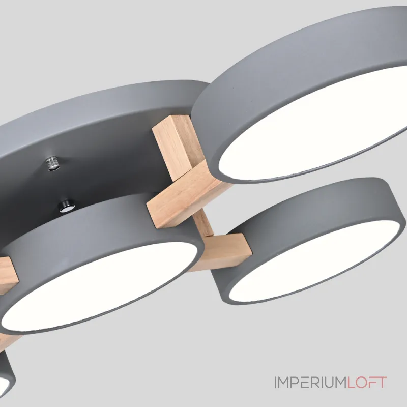 Потолочная люстра JOIST 5 Gray от ImperiumLoft