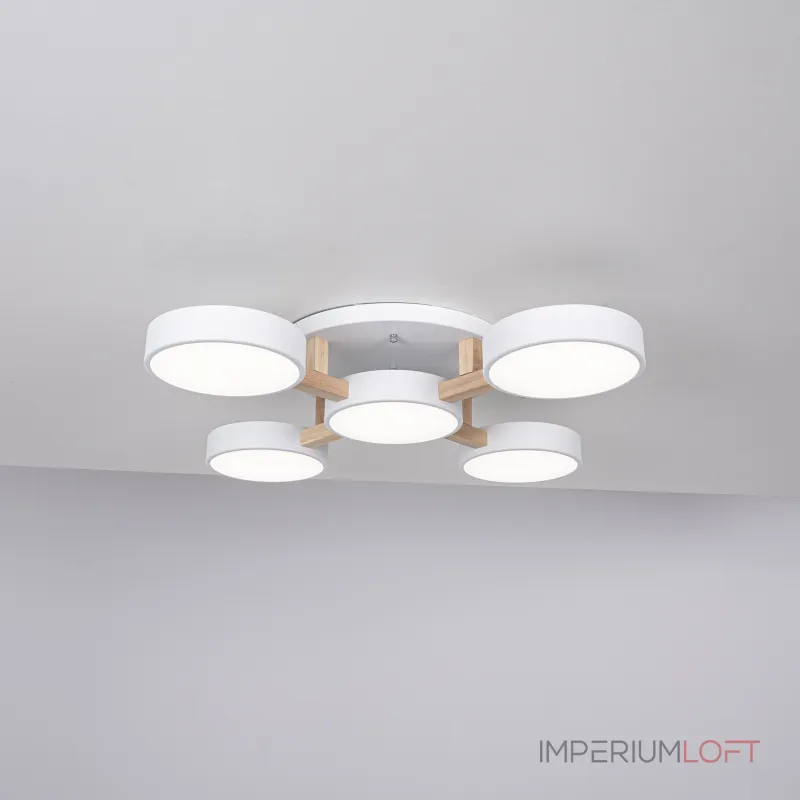 Потолочная люстра JOIST 5 White от ImperiumLoft