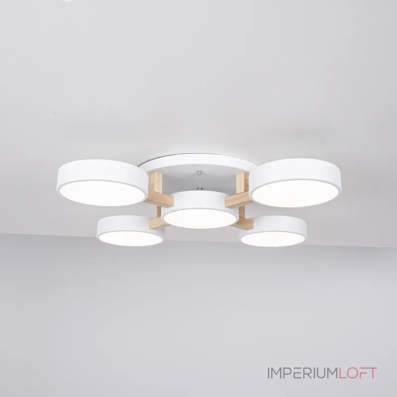 Потолочная люстра JOIST 5 White от ImperiumLoft