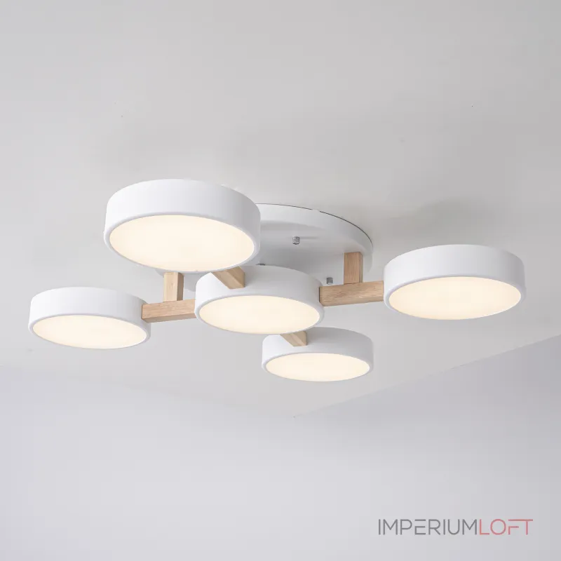 Потолочная люстра JOIST 5 White от ImperiumLoft