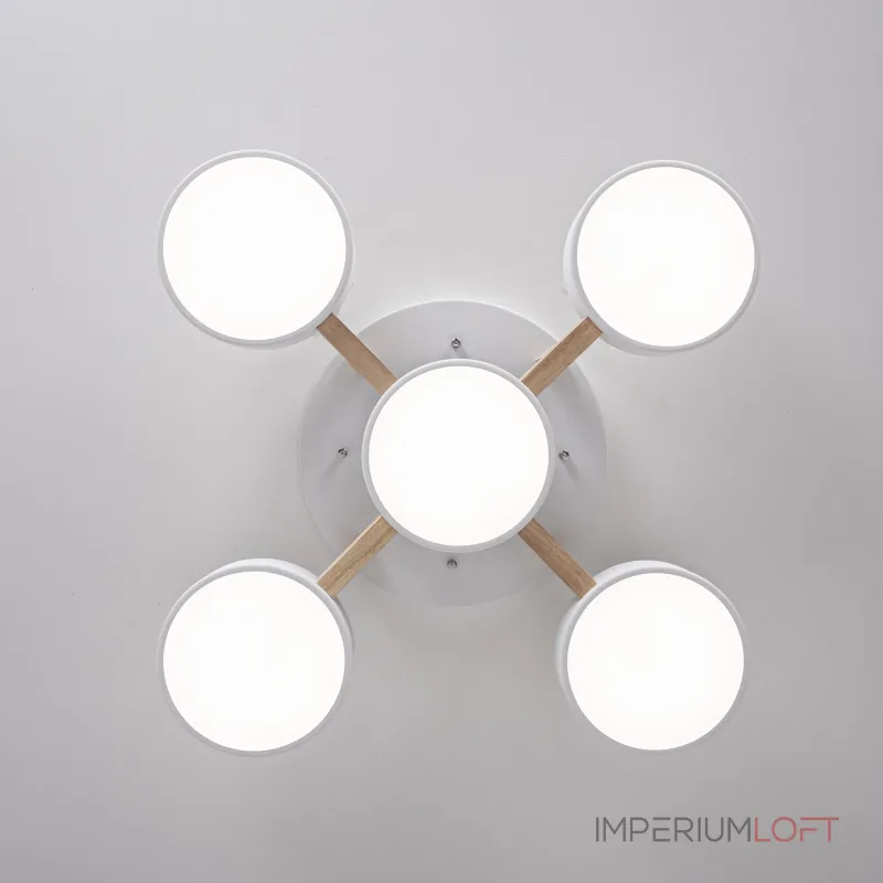 Потолочная люстра JOIST 5 White от ImperiumLoft
