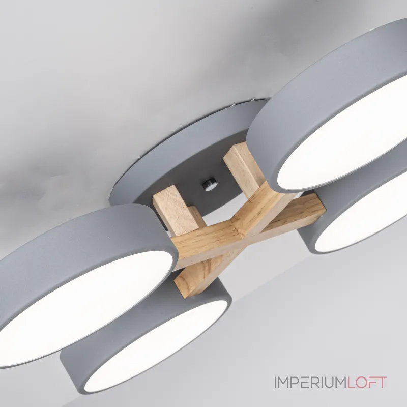 Потолочная люстра JOIST 4 Gray от ImperiumLoft