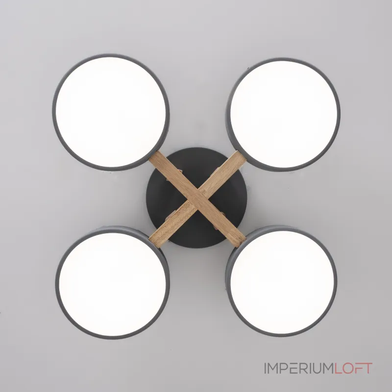 Потолочная люстра JOIST 4 Gray от ImperiumLoft