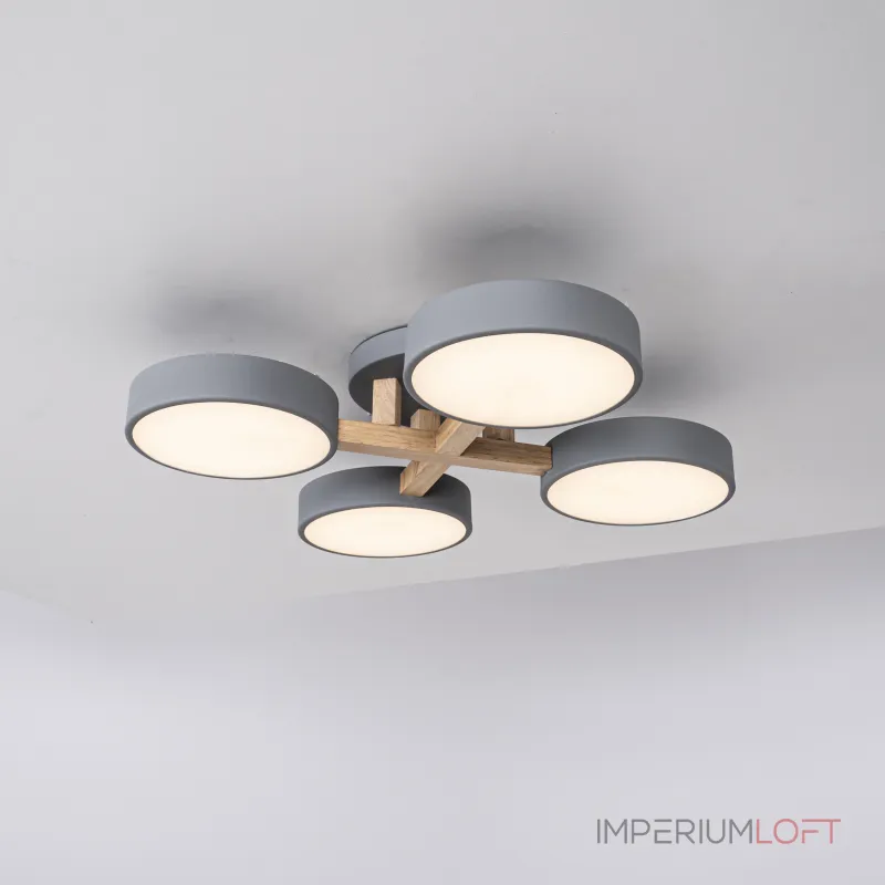 Потолочная люстра JOIST 4 Gray от ImperiumLoft