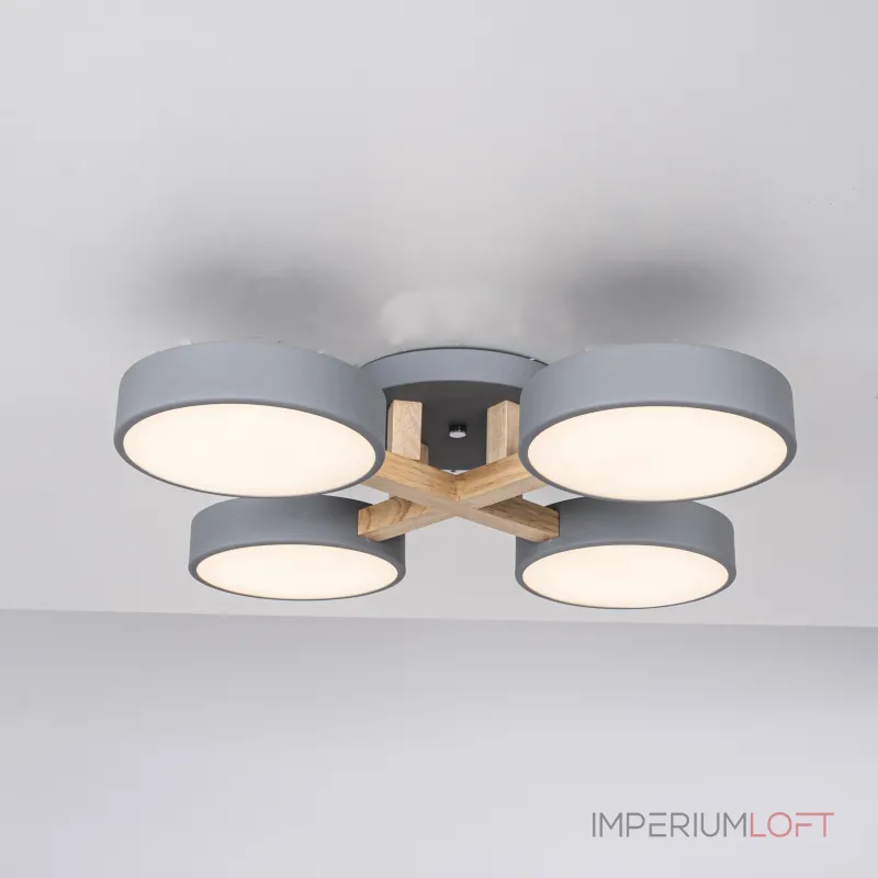Потолочная люстра JOIST 4 Gray от ImperiumLoft