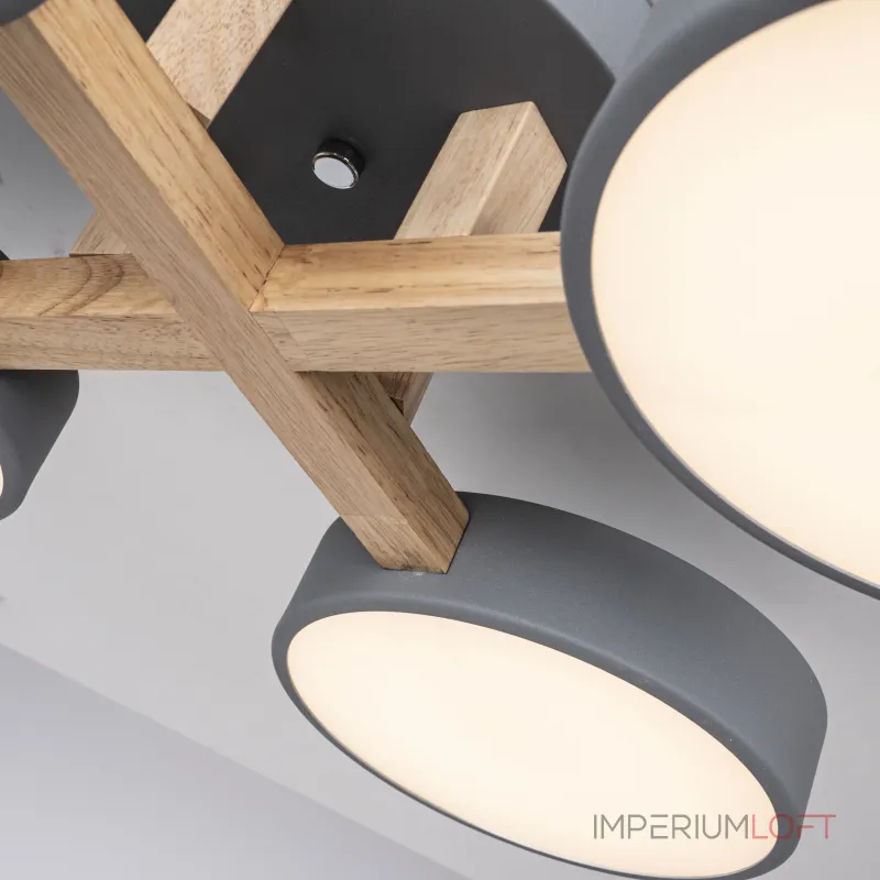 Потолочная люстра JOIST 4 Gray от ImperiumLoft