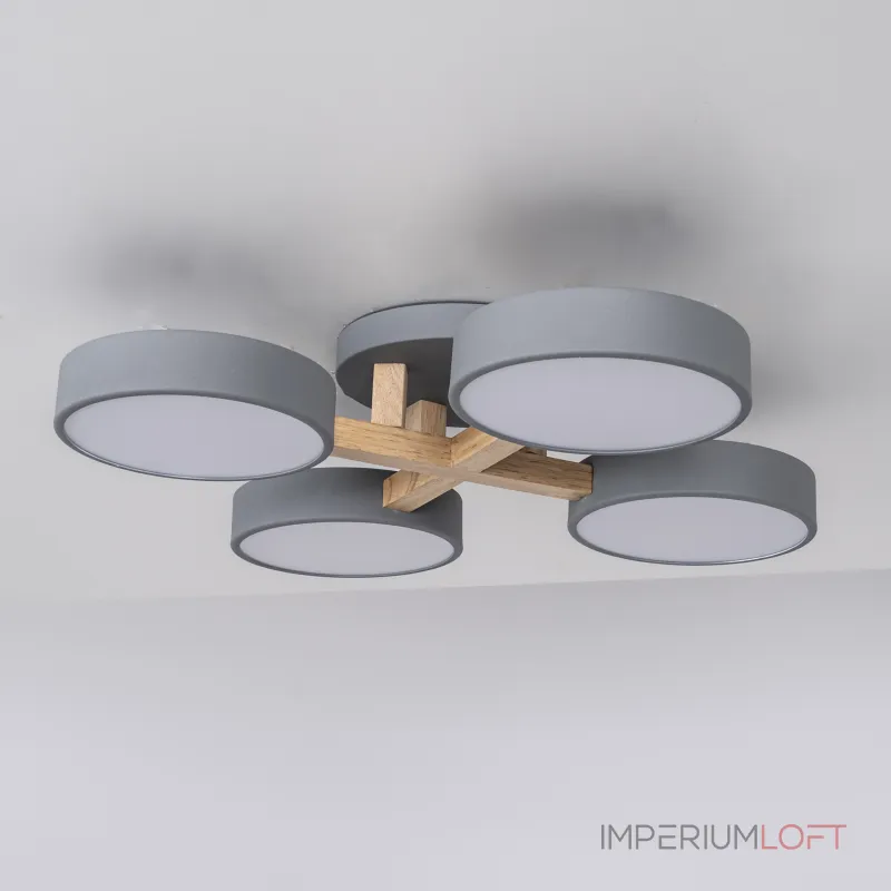 Потолочная люстра JOIST 4 Gray от ImperiumLoft