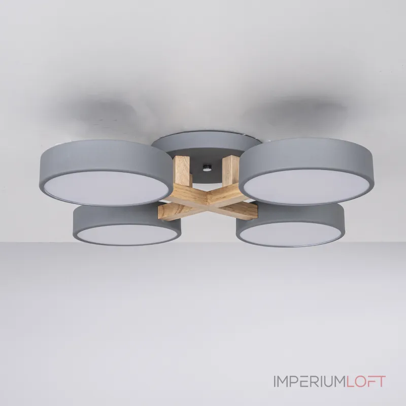 Потолочная люстра JOIST 4 Gray от ImperiumLoft