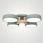 Потолочная люстра JOIST 4 Green от ImperiumLoft