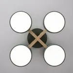 Потолочная люстра JOIST 4 Green от ImperiumLoft