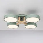 Потолочная люстра JOIST 4 Green от ImperiumLoft