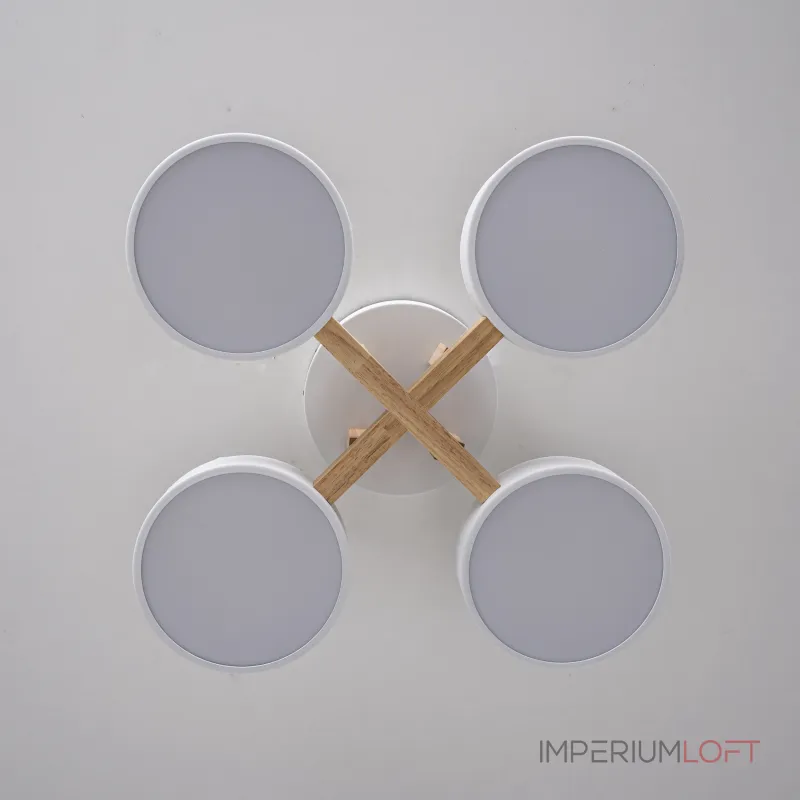 Потолочная люстра JOIST 4 White от ImperiumLoft