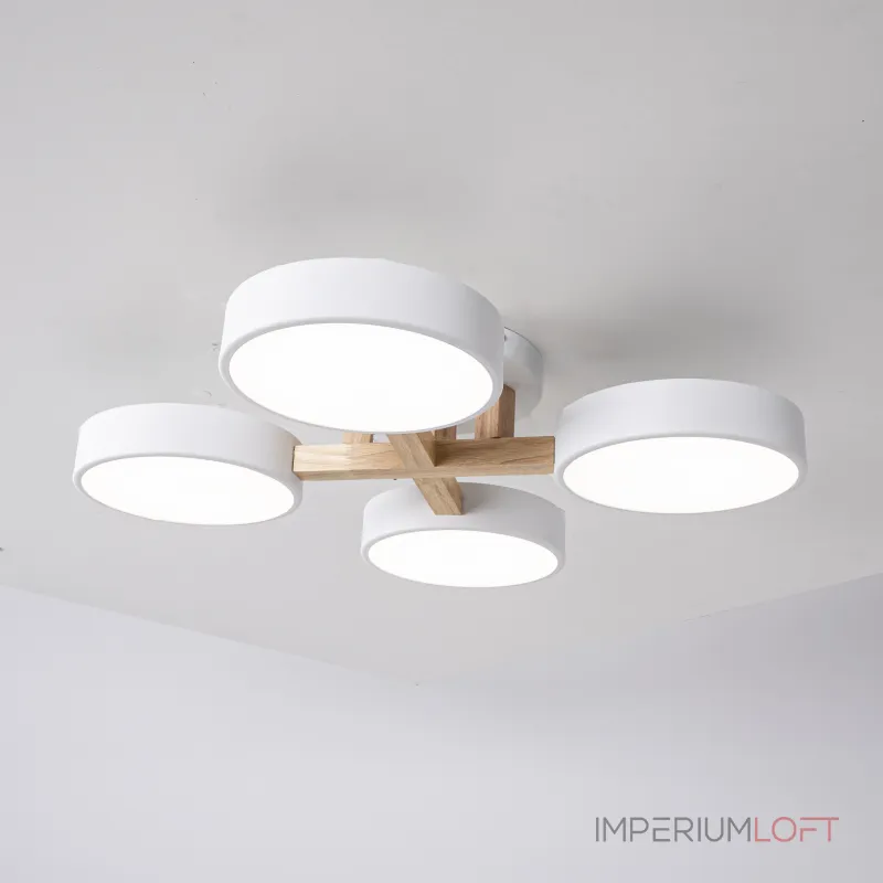 Потолочная люстра JOIST 4 White от ImperiumLoft