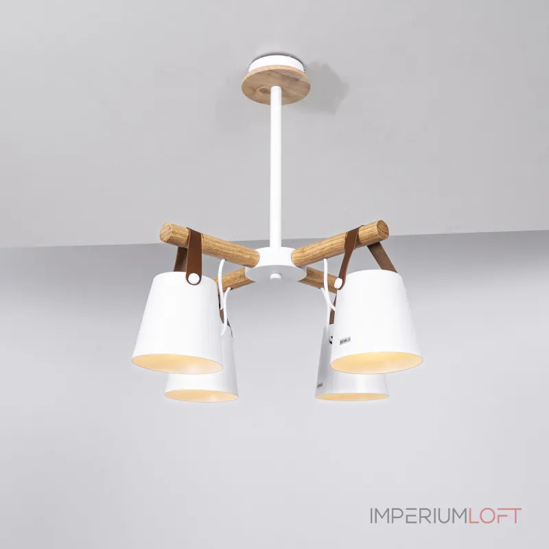 Люстра на штанге NATURA C4 white