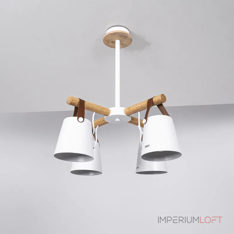 Люстра на штанге NATURA C4 white