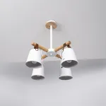 Люстра на штанге NATURA C4 white