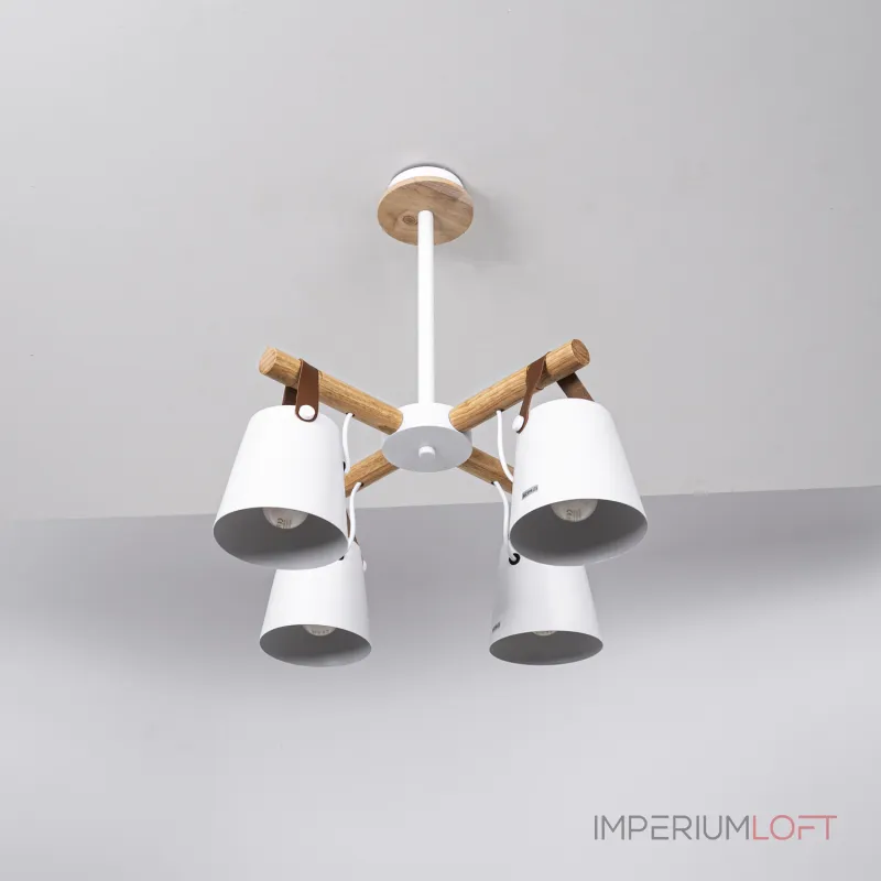 Люстра на штанге NATURA C4 white