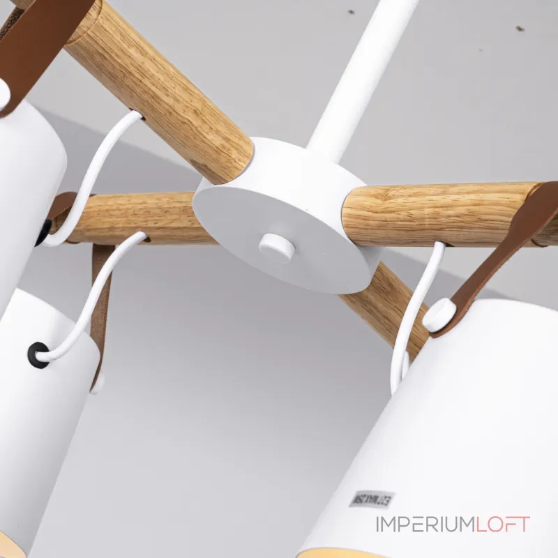 Люстра на штанге NATURA C4 white