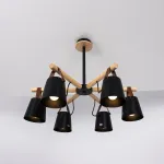 Люстра на штанге NATURA C6 black