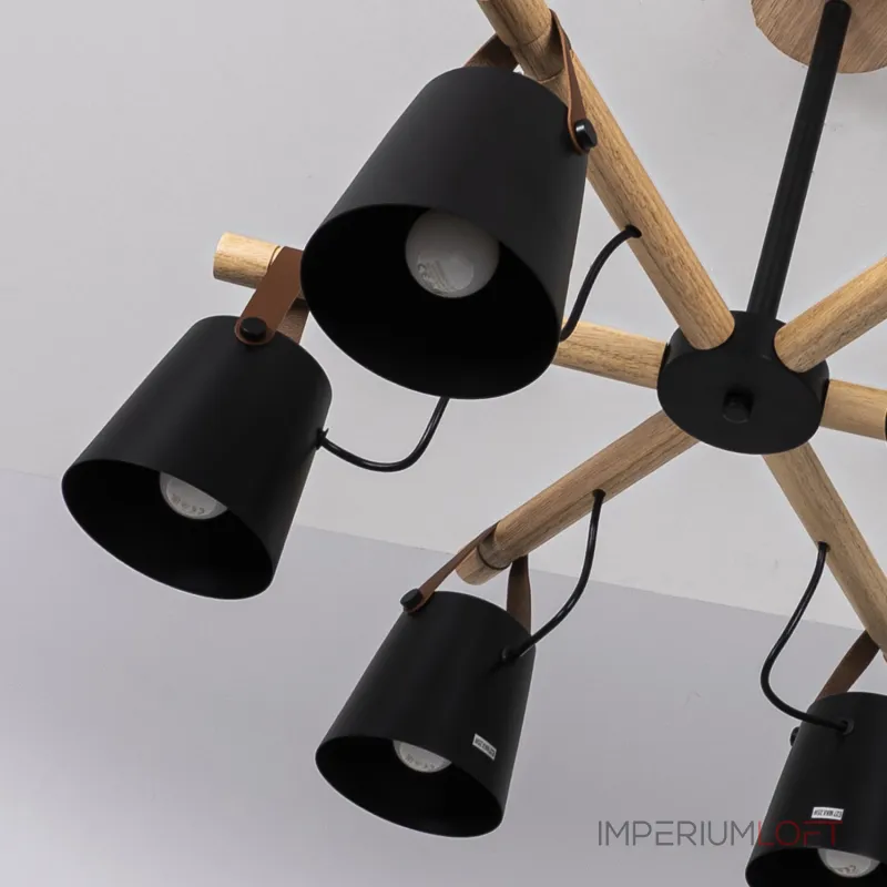 Люстра на штанге NATURA C6 black Люстра на штанге NATURA C6 black