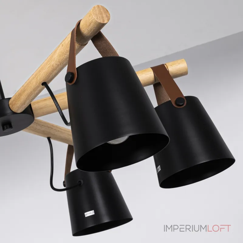 Люстра на штанге NATURA C6 black Люстра на штанге NATURA C6 black