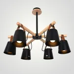 Люстра на штанге NATURA C6 black