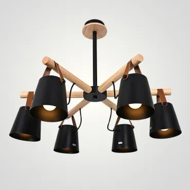 Люстра на штанге NATURA C6 black Люстра на штанге NATURA C6 black