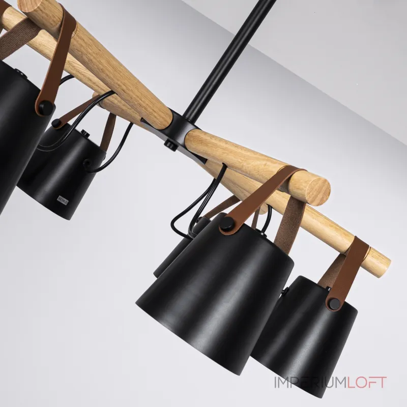 Люстра на штанге NATURA C6 black Люстра на штанге NATURA C6 black