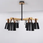 Люстра на штанге NATURA C6 black