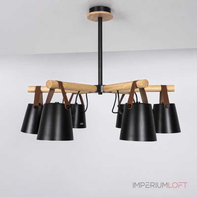 Люстра на штанге NATURA C6 black Люстра на штанге NATURA C6 black