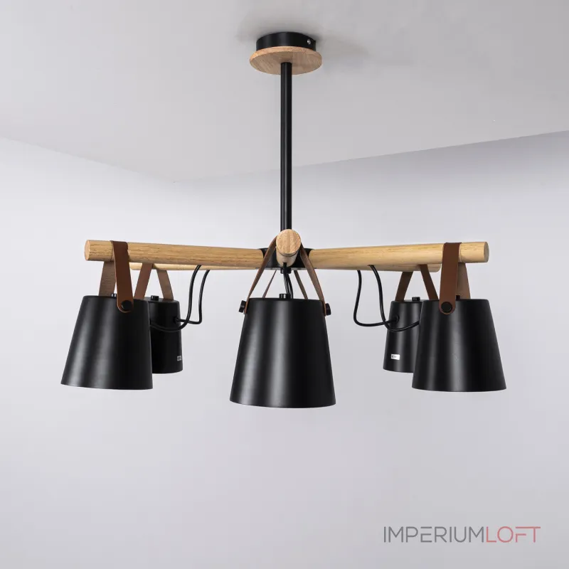 Люстра на штанге NATURA C6 black Люстра на штанге NATURA C6 black