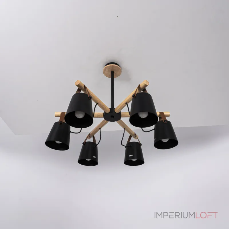 Люстра на штанге NATURA C6 black Люстра на штанге NATURA C6 black