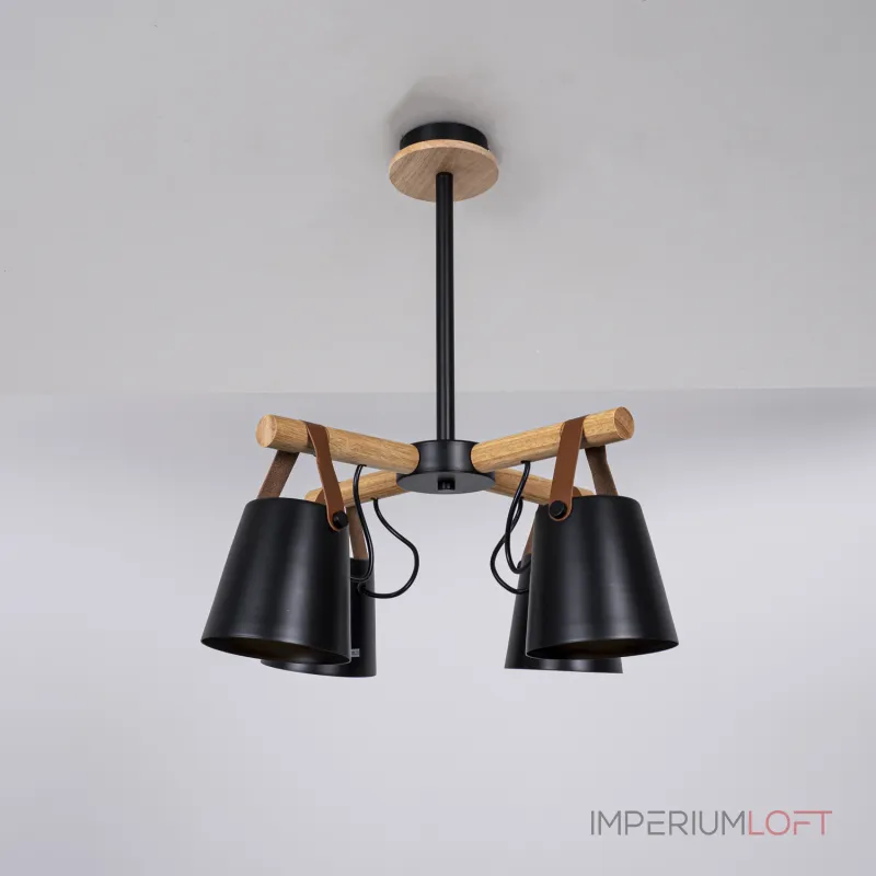 Люстра на штанге NATURA C4 black Люстра на штанге NATURA C4 black