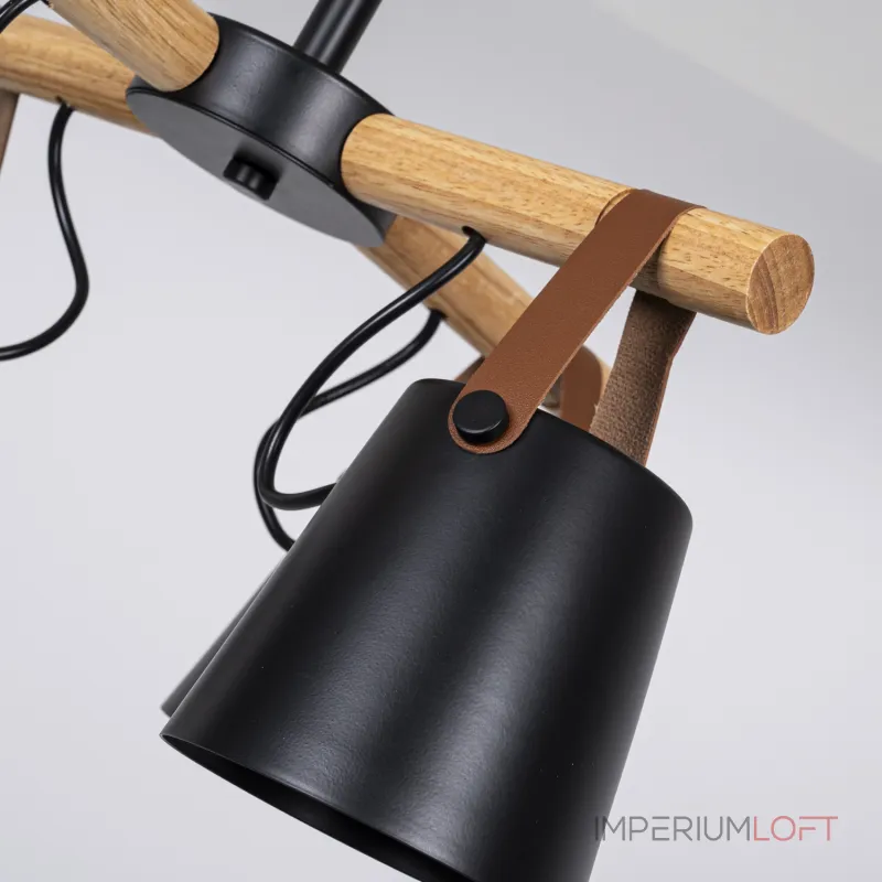 Люстра на штанге NATURA C6 black Люстра на штанге NATURA C6 black